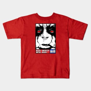 MAKE AMERICA METAL AGAIN COMIC Kids T-Shirt